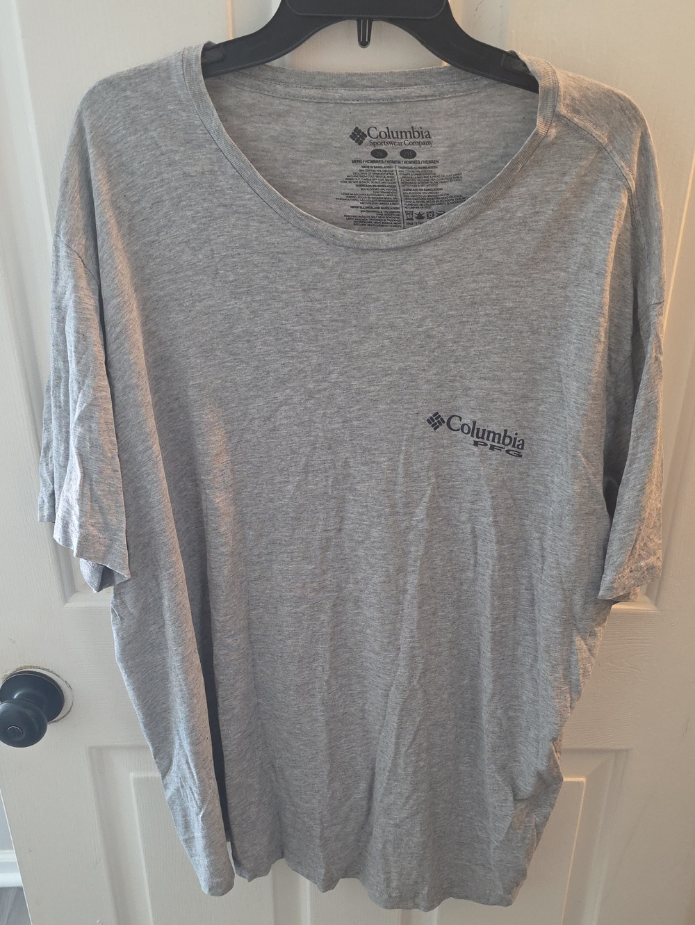 Columbia Men’s Short Sleeve Tee - Light Gray